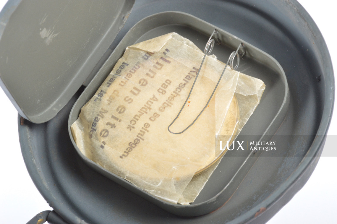 German camouflage gas mask canister, « blue-grey » - photo 21