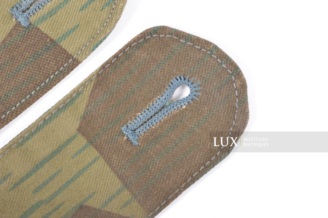 Luftwaffe field division splinter pattern shoulder straps in smooth cotton material - photo 11