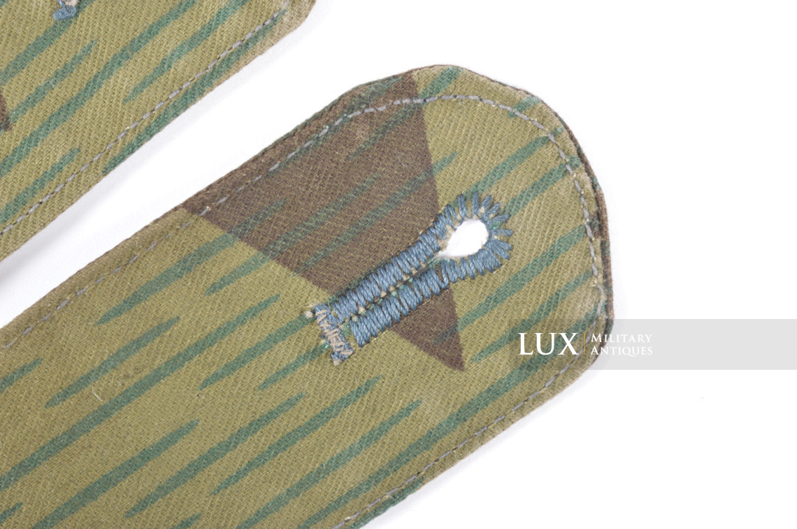 Luftwaffe field division splinter pattern shoulder straps in smooth cotton material - photo 16