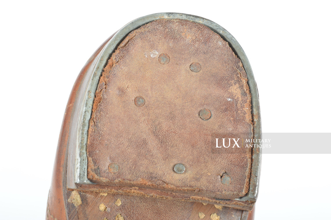 Late-war German low ankle combat boots, « RBNr » - photo 19