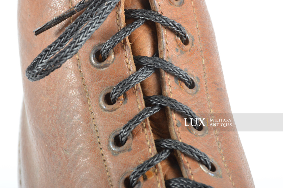 Late-war German low ankle combat boots, « RBNr » - photo 20