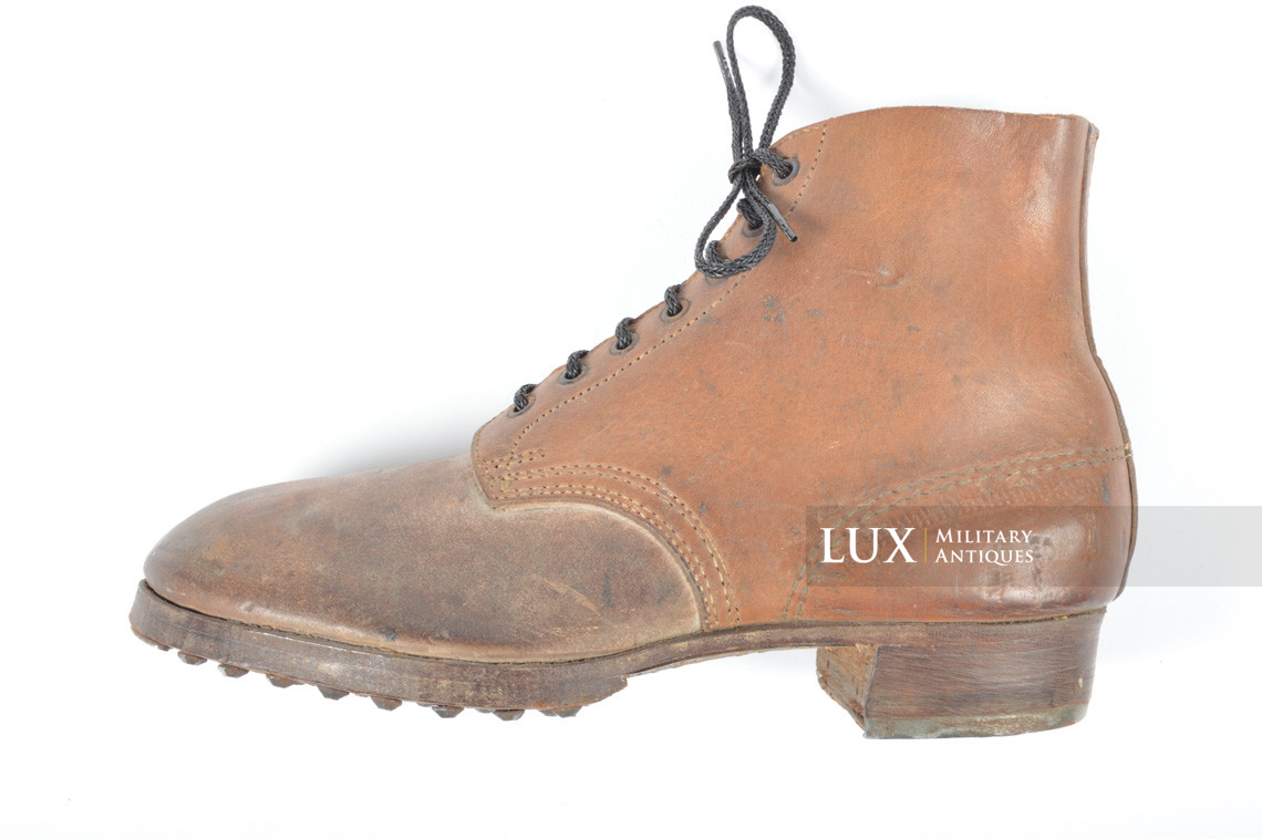 Late-war German low ankle combat boots, « RBNr » - photo 21