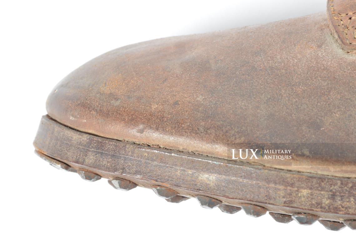 Late-war German low ankle combat boots, « RBNr » - photo 23