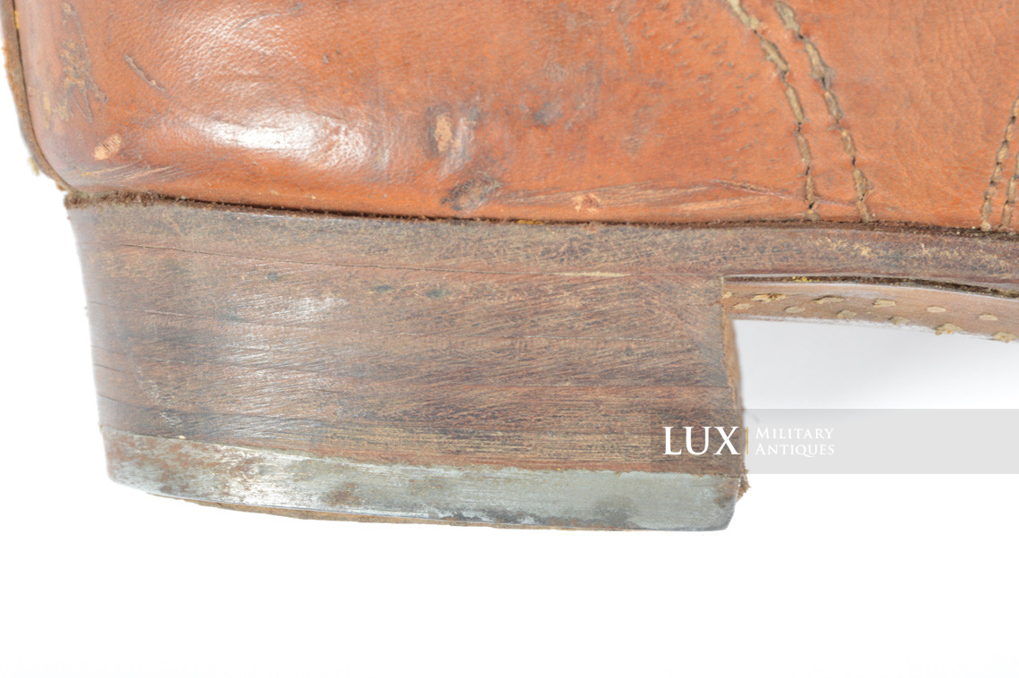 Late-war German low ankle combat boots, « RBNr » - photo 26