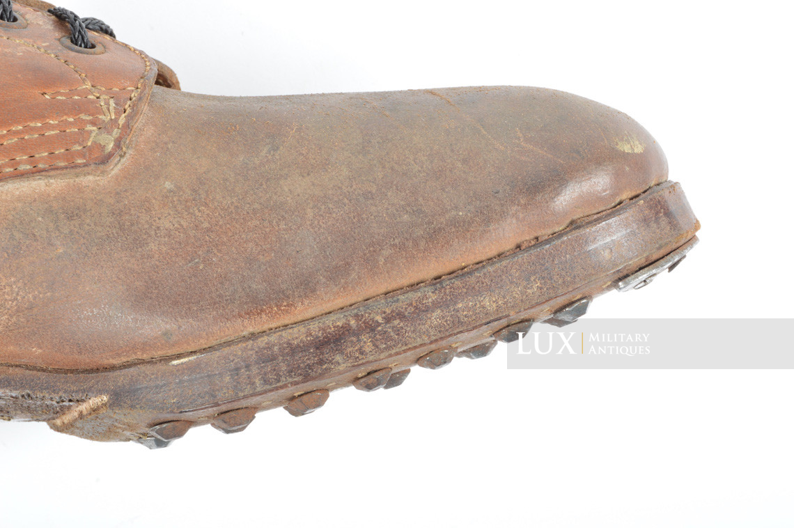 Late-war German low ankle combat boots, « RBNr » - photo 27