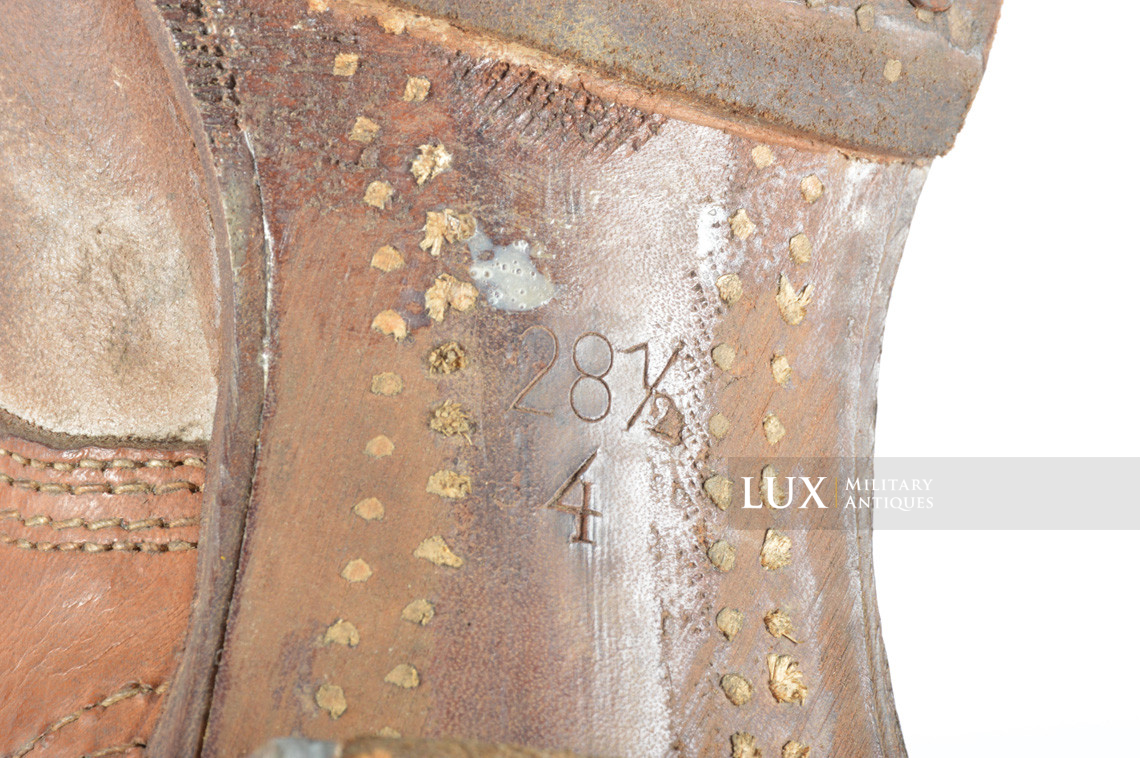 Late-war German low ankle combat boots, « RBNr » - photo 31
