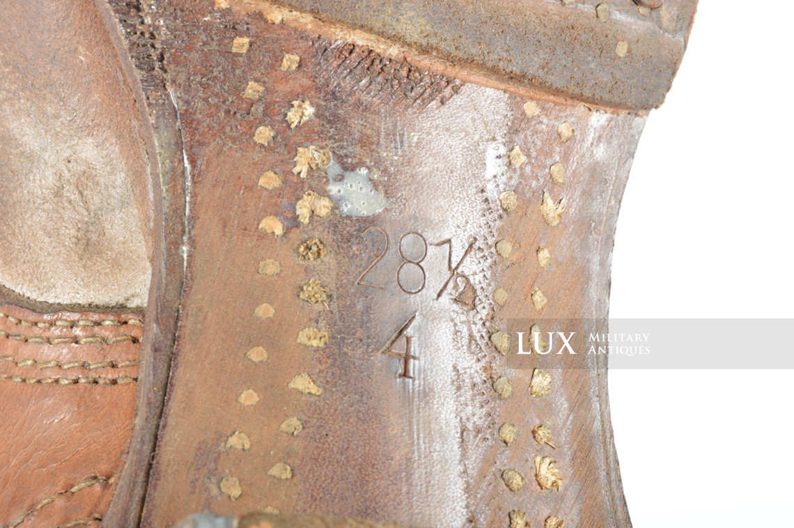 Late-war German low ankle combat boots, « RBNr » - photo 31
