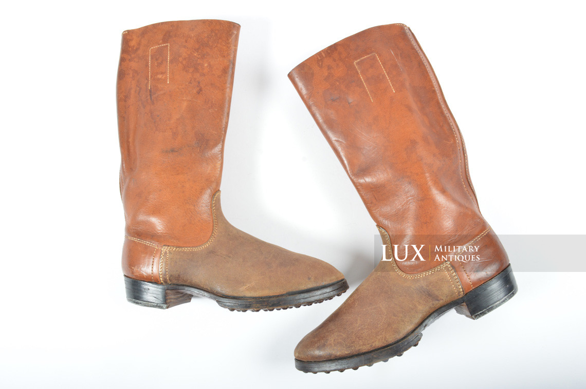 Unissued early-war German issue brown jackboots, « 1939 » - photo 4