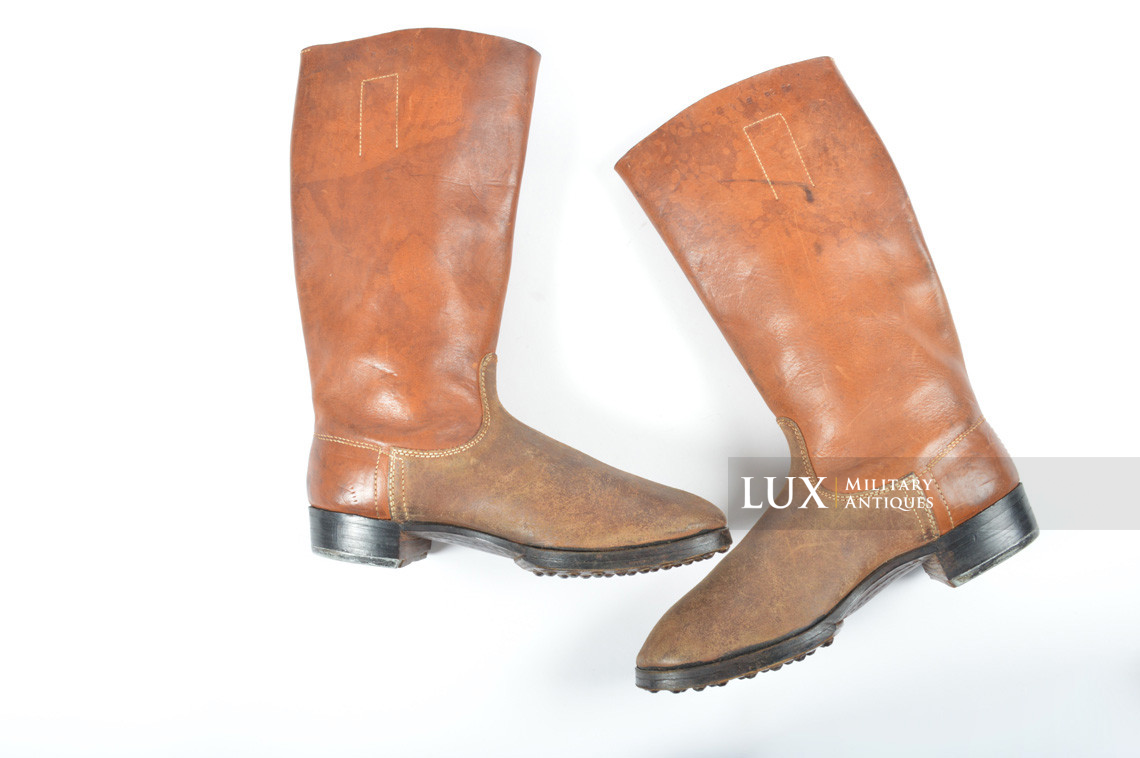 Unissued early-war German issue brown jackboots, « 1939 » - photo 7
