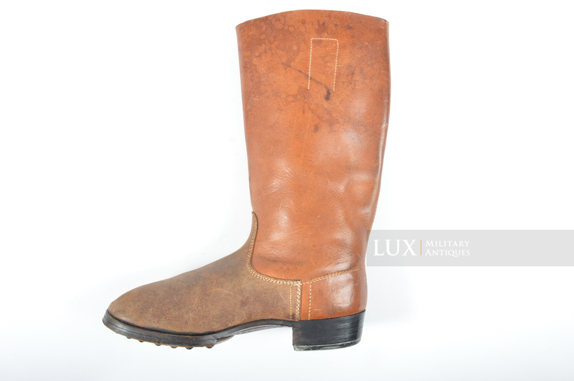 Unissued early-war German issue brown jackboots, « 1939 » - photo 13
