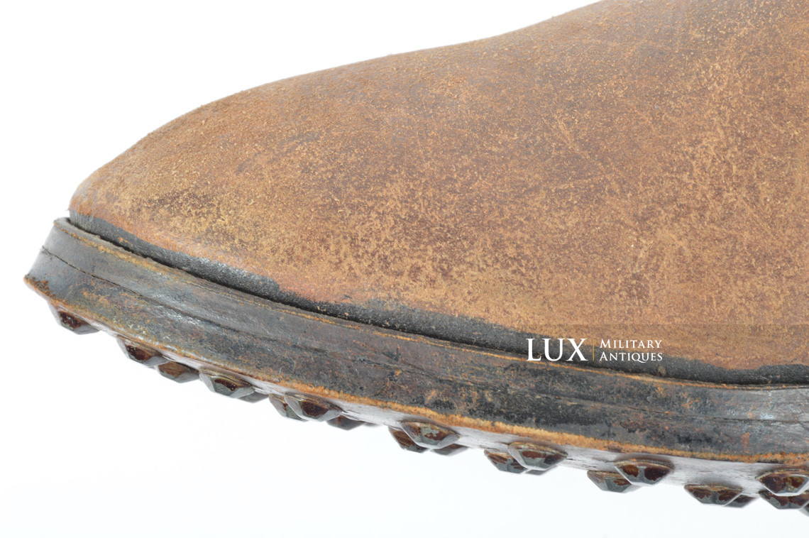 Unissued early-war German issue brown jackboots, « 1939 » - photo 17
