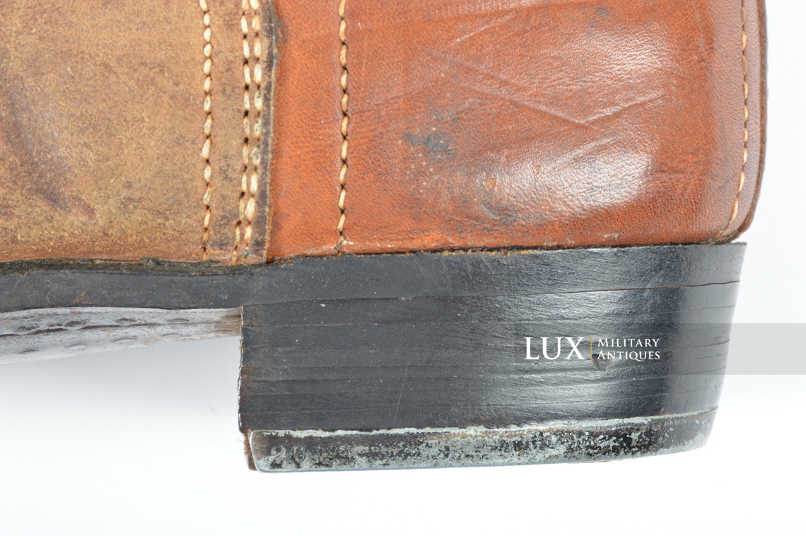 Unissued early-war German issue brown jackboots, « 1939 » - photo 27