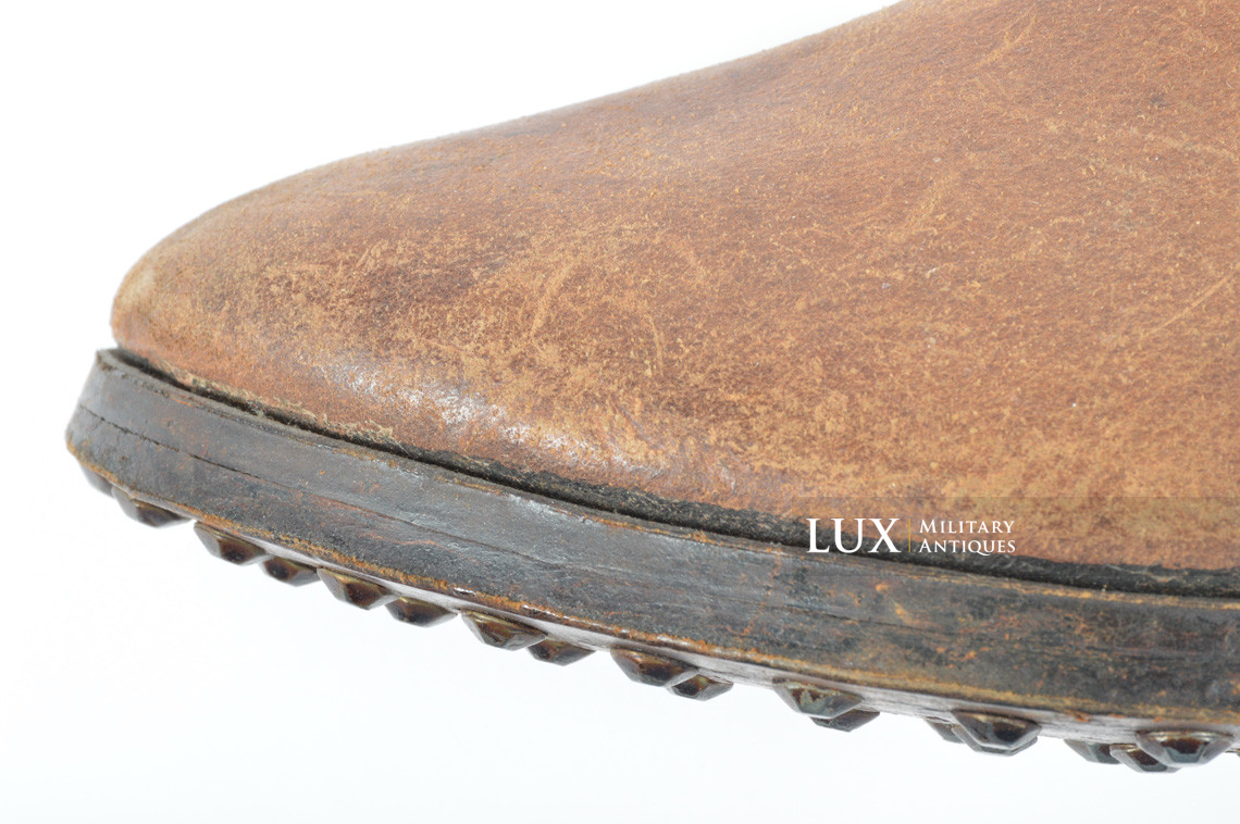 Unissued early-war German issue brown jackboots, « 1939 » - photo 28