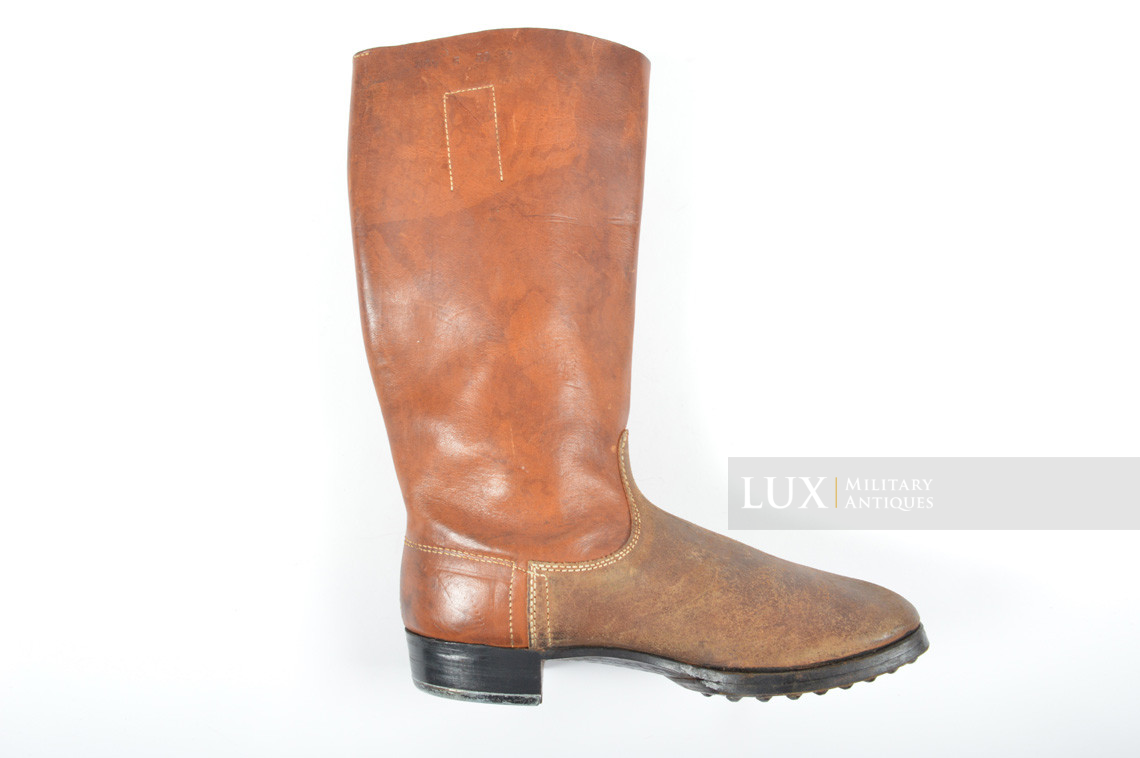 Unissued early-war German issue brown jackboots, « 1939 » - photo 29