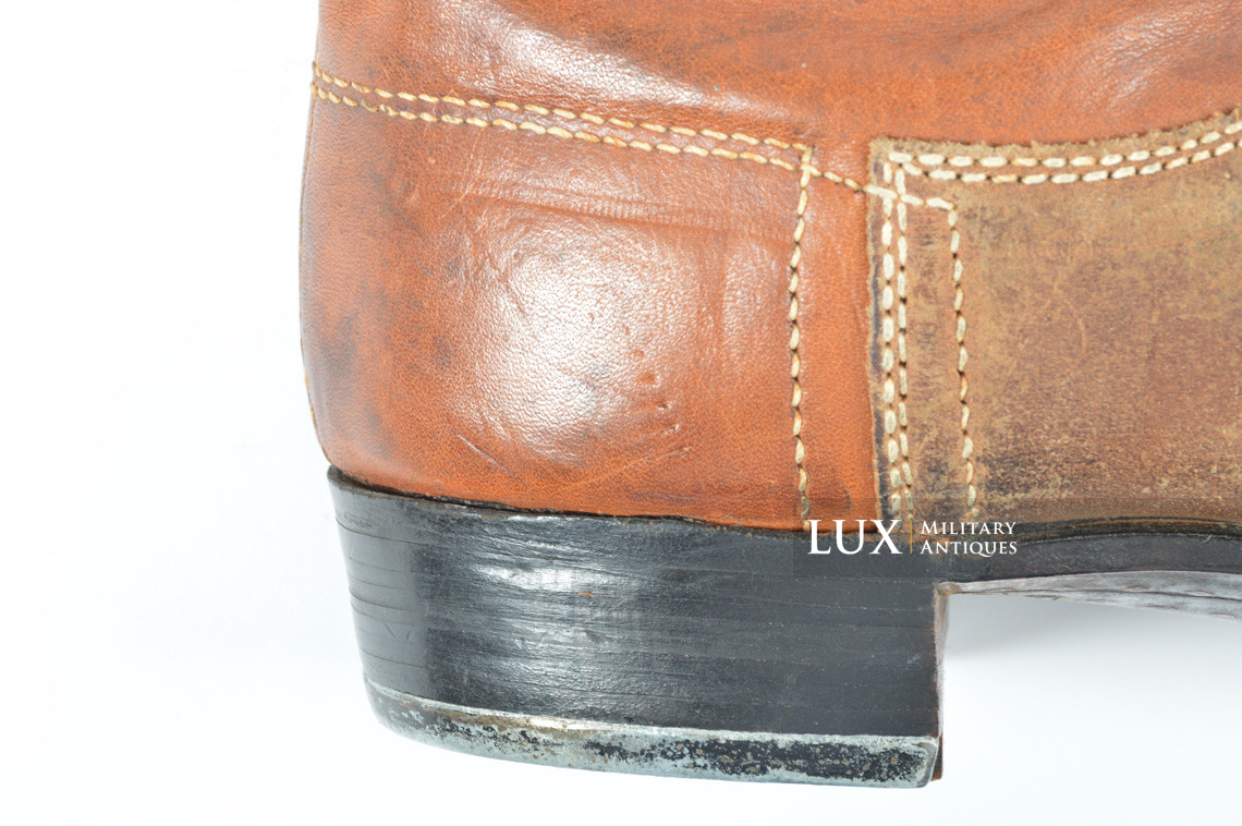 Unissued early-war German issue brown jackboots, « 1939 » - photo 31