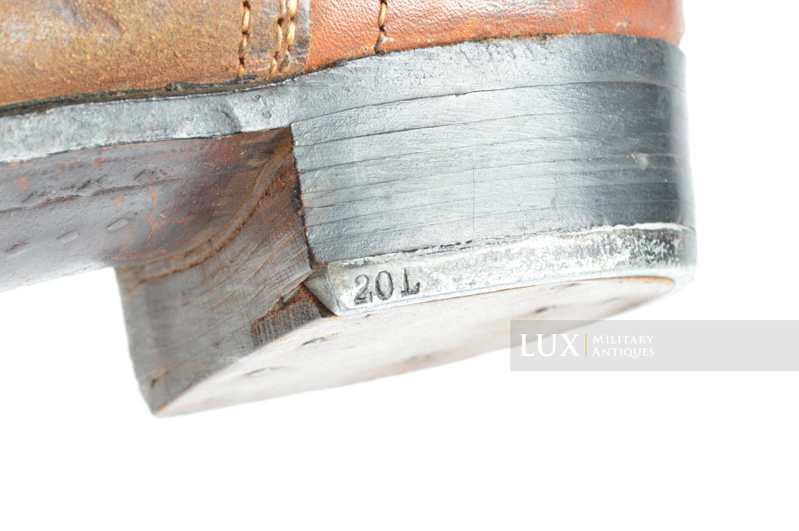 Unissued early-war German issue brown jackboots, « 1939 » - photo 38