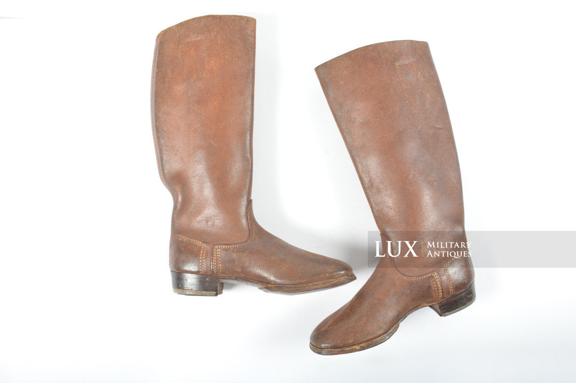Unissued early-war German issue brown jackboots, « 1940 » - photo 8