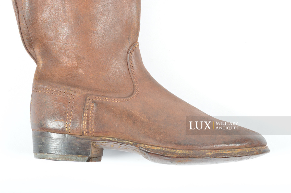 Unissued early-war German issue brown jackboots, « 1940 » - photo 10