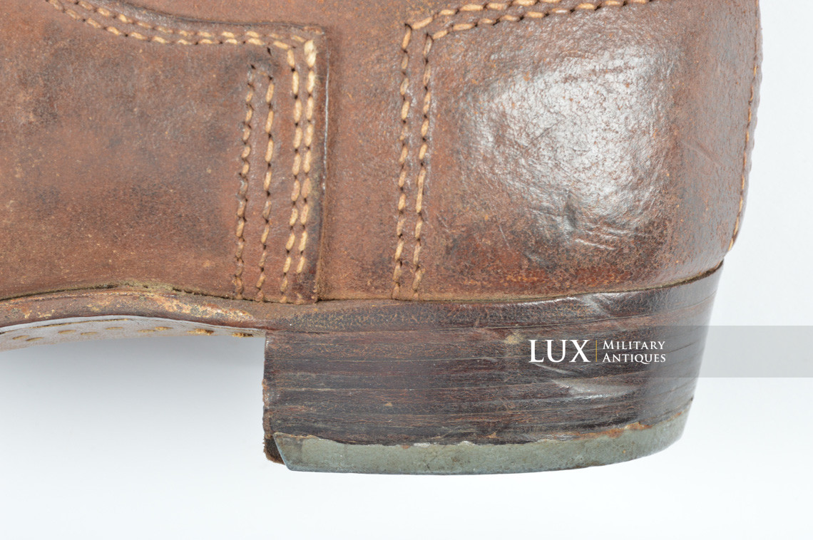 Unissued early-war German issue brown jackboots, « 1940 » - photo 18