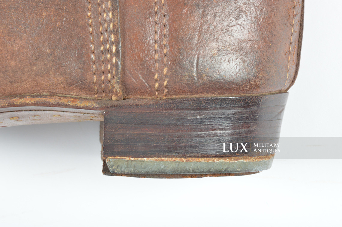 Unissued early-war German issue brown jackboots, « 1940 » - photo 31