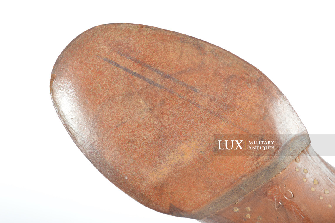 Unissued early-war German issue brown jackboots, « 1940 » - photo 39