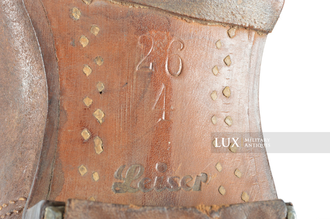 Unissued early-war German issue brown jackboots, « 1940 » - photo 40