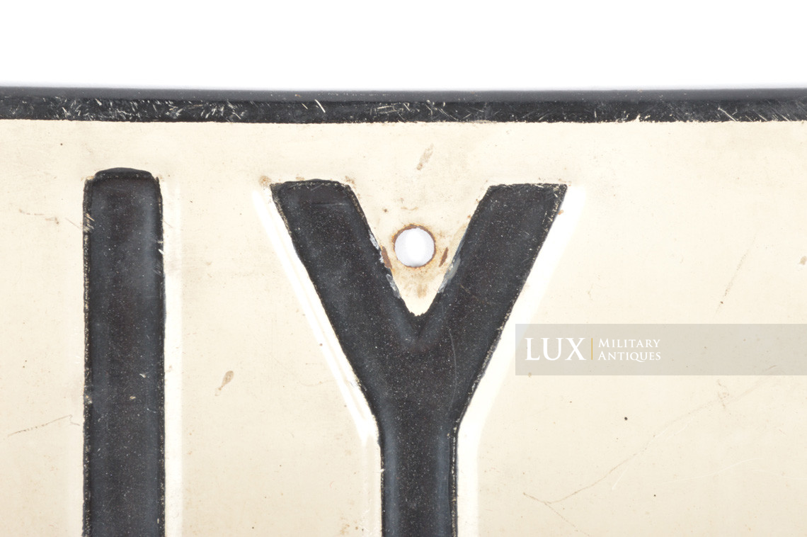 German vehicle license plate - Lux Military Antiques - photo 10