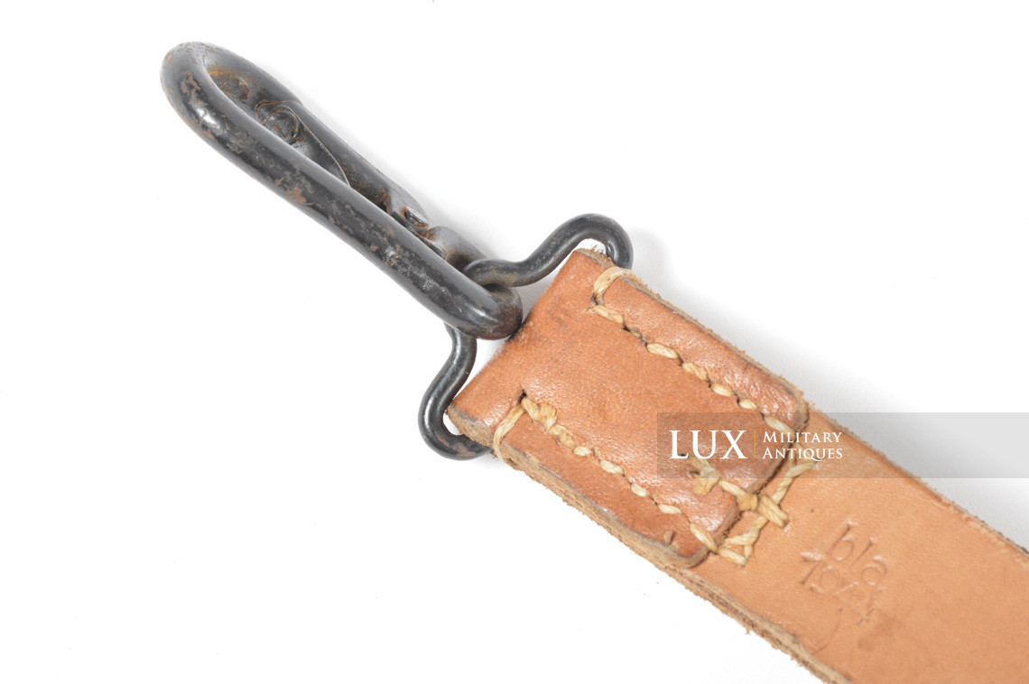 Unissued late war German MG34/42 leather sling, « bla1944 » - photo 9