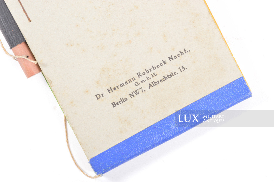 Housse médicale allemande pour carnets d'étiquettes de blessés - photo 14