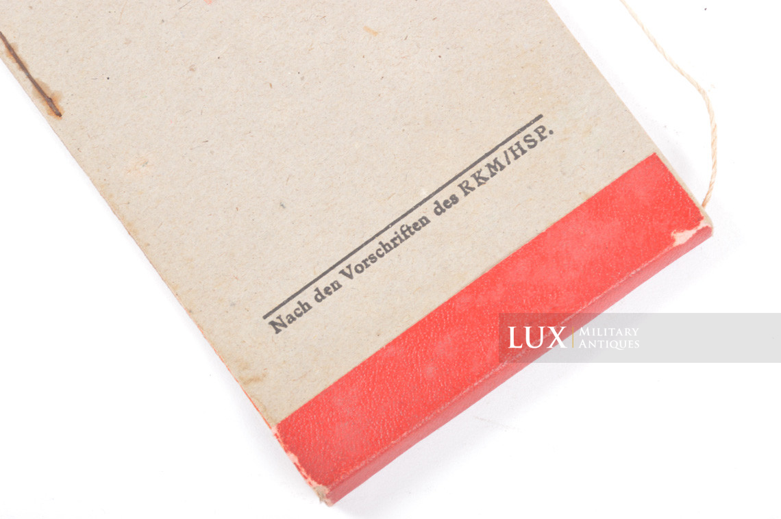 Housse médicale allemande pour carnets d'étiquettes de blessés - photo 18