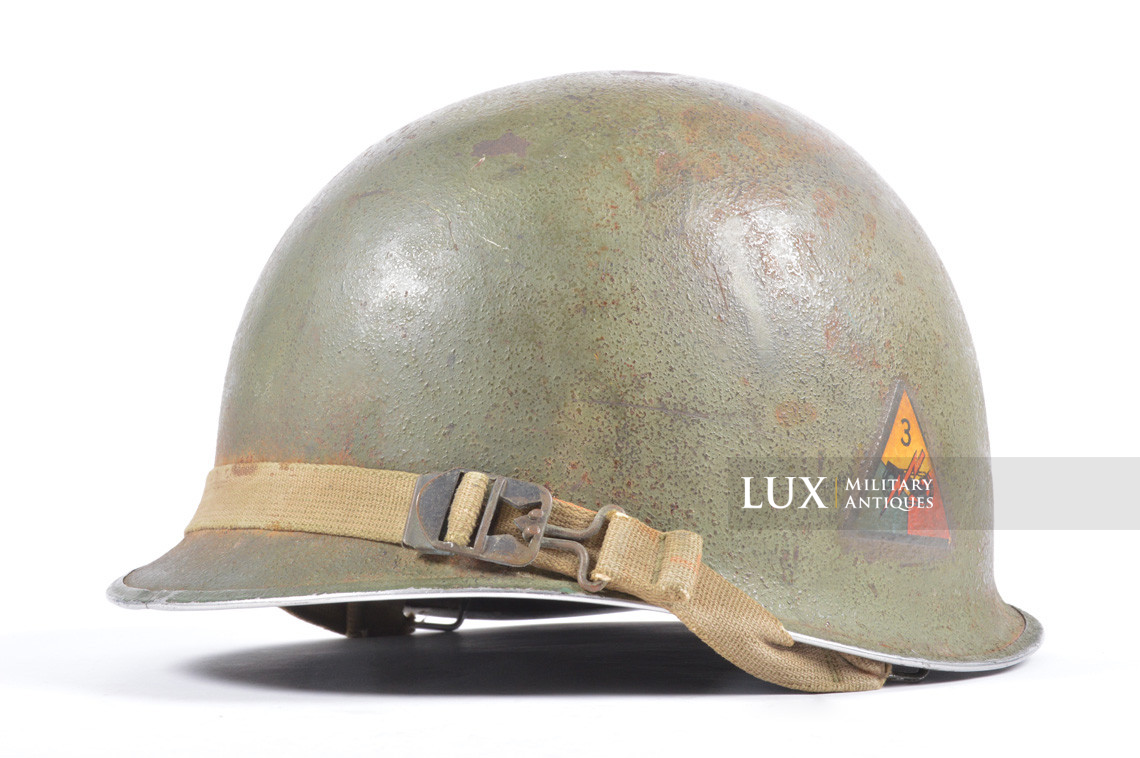 USM1 3rd Armored Division fixed bale helmet set, « Spearhead » - photo 8