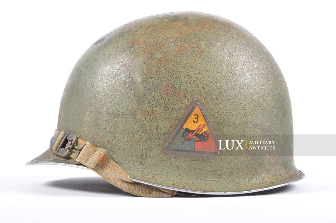 USM1 3rd Armored Division fixed bale helmet set, « Spearhead » - photo 9