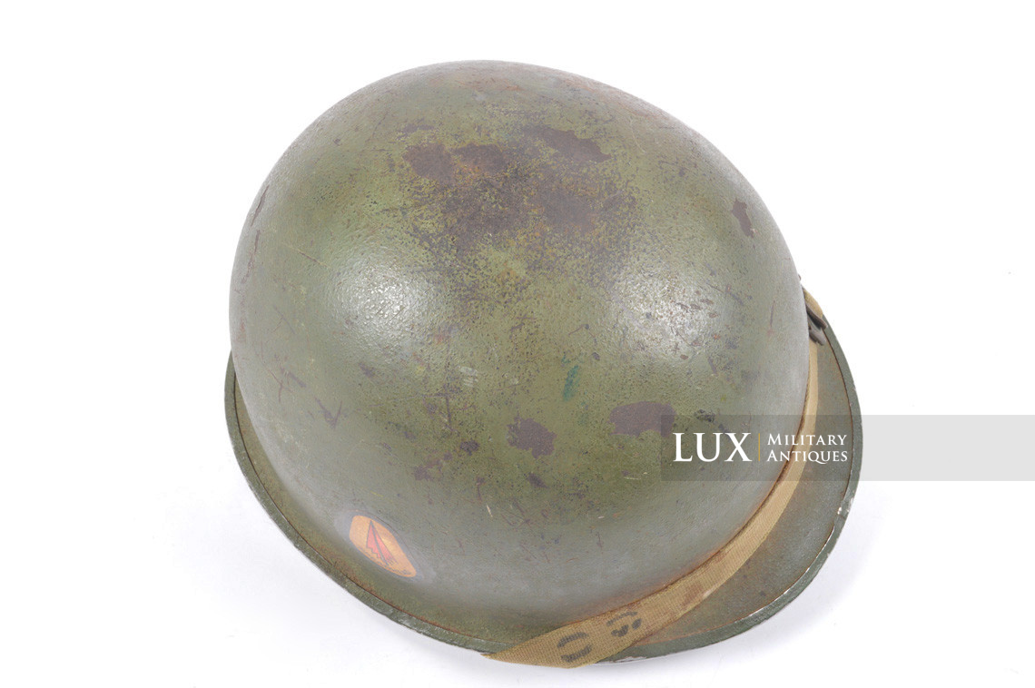 USM1 3rd Armored Division fixed bale helmet set, « Spearhead » - photo 19