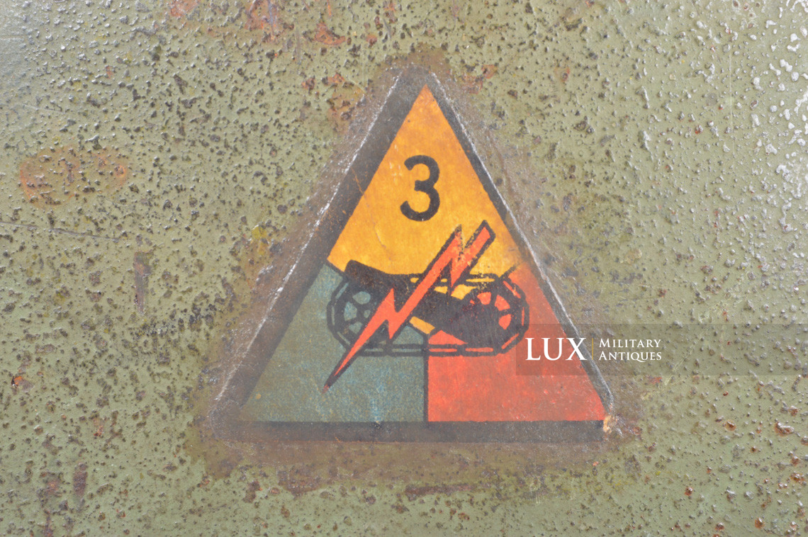 Casque USM1 3rd Armored Division, « Spearhead » - photo 10