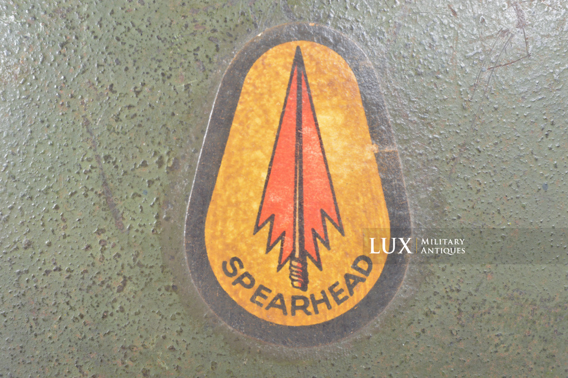 Casque USM1 3rd Armored Division, « Spearhead » - photo 15