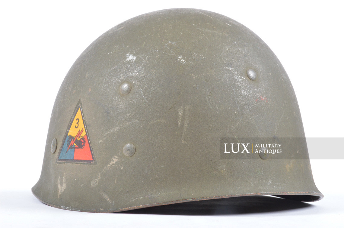 USM1 3rd Armored Division fixed bale helmet set, « Spearhead » - photo 30