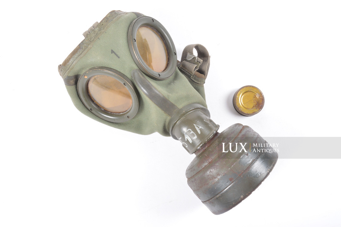 German three-tone camouflage gas mask canister set, « Normandy » - photo 44