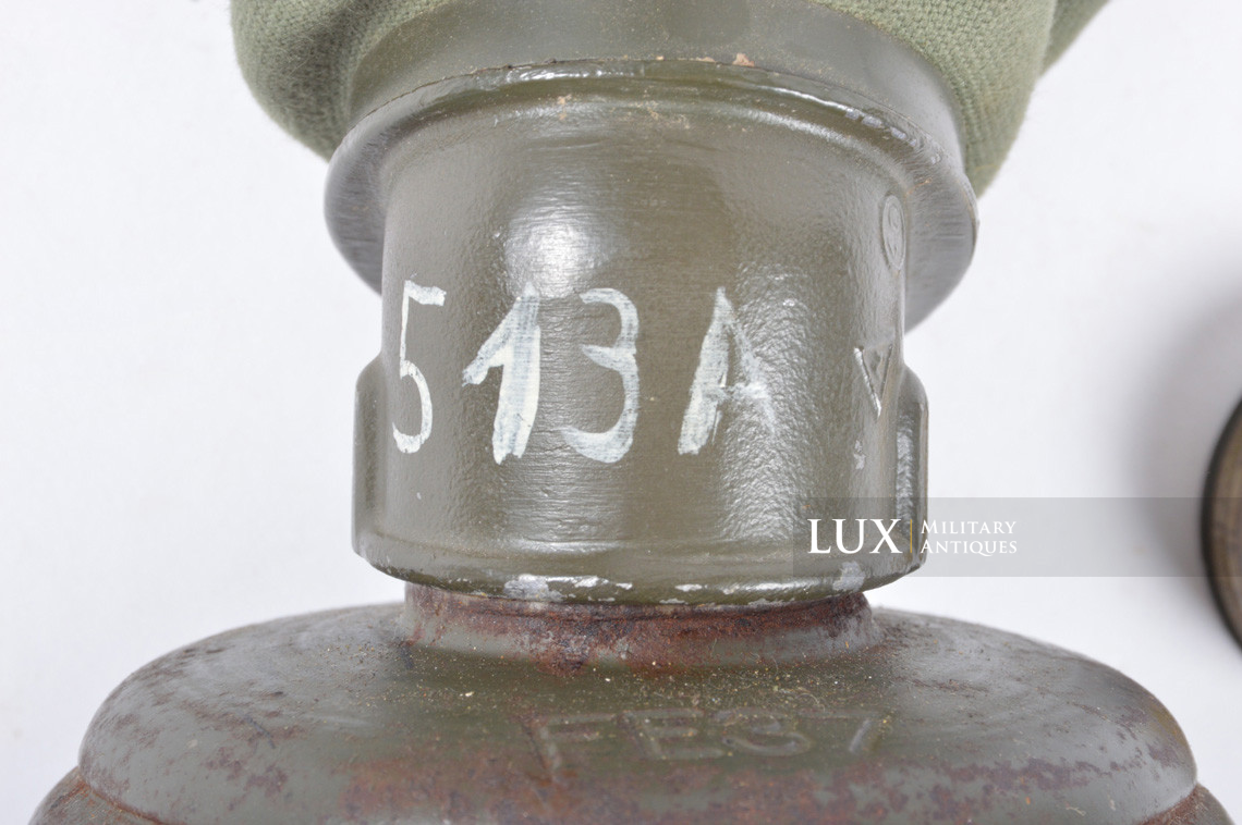 German three-tone camouflage gas mask canister set, « Normandy » - photo 45