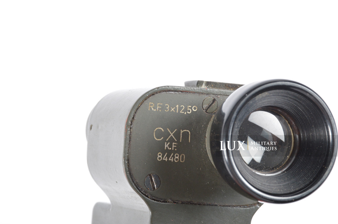 Optique de mortier allemand dans son étui, « R.F. 3x12,5 / cxn » - photo 13