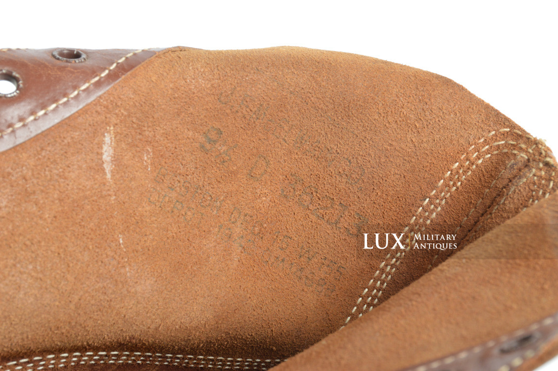 US Army combat Shoes, « 1942 » - Lux Military Antiques - photo 34