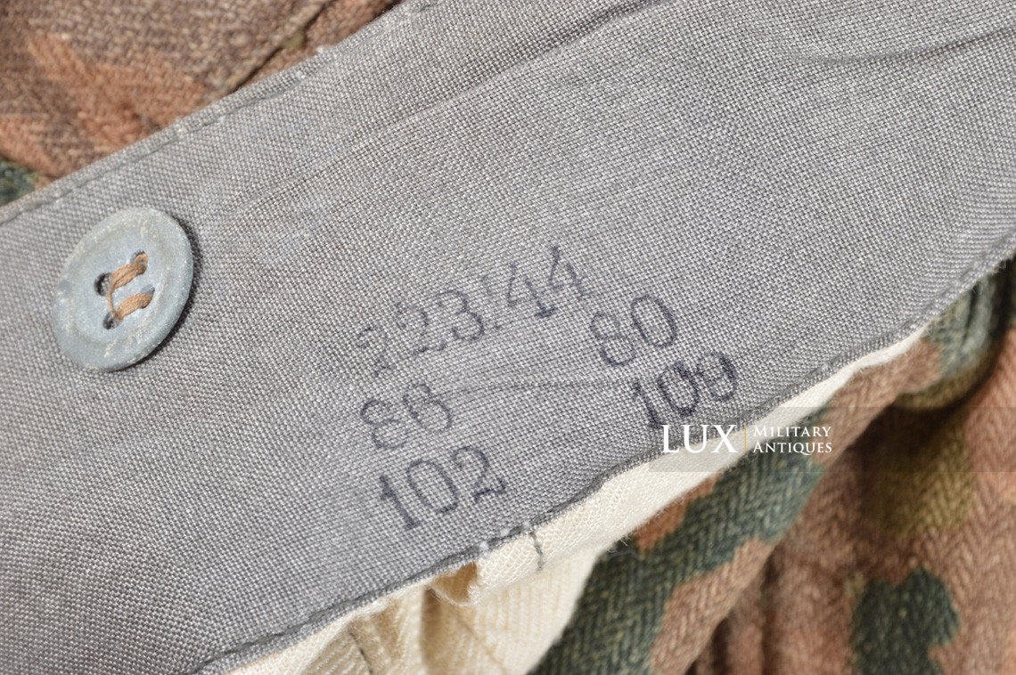 Waffen-SS dot pattern camouflage combat trousers, « 223/44 » - photo 32