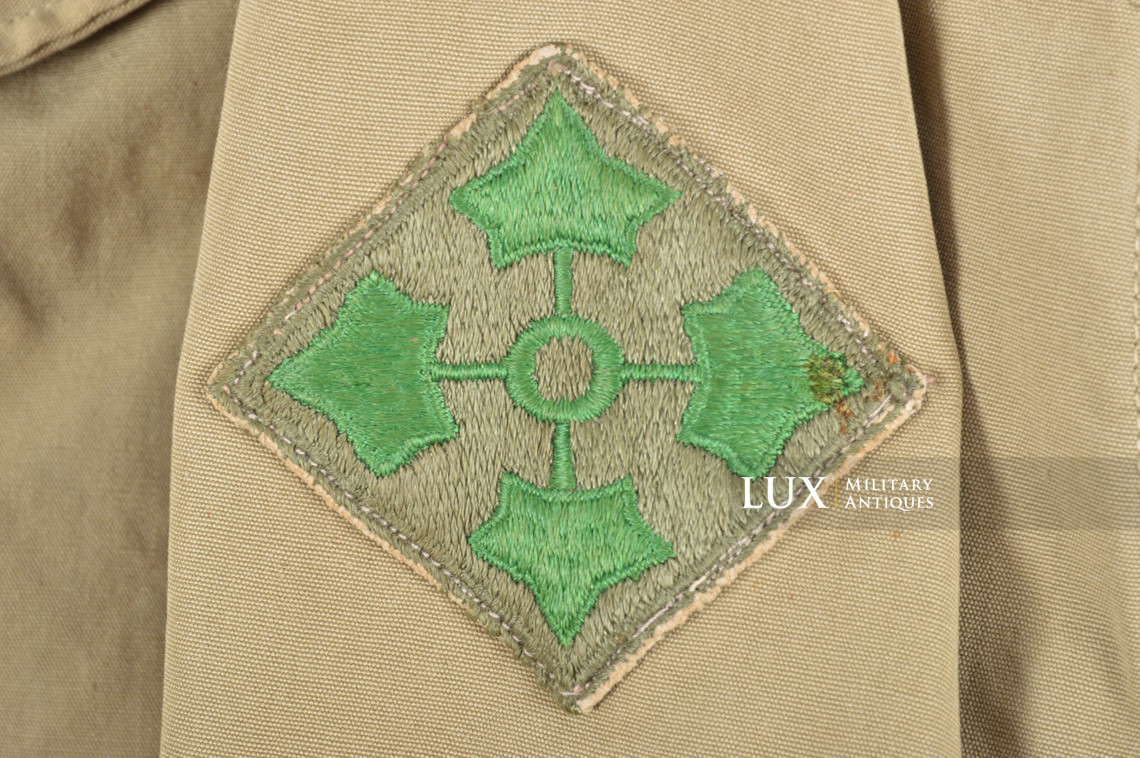 Blouson de combat US M41, 4th Infantry Division « IVY » - photo 14