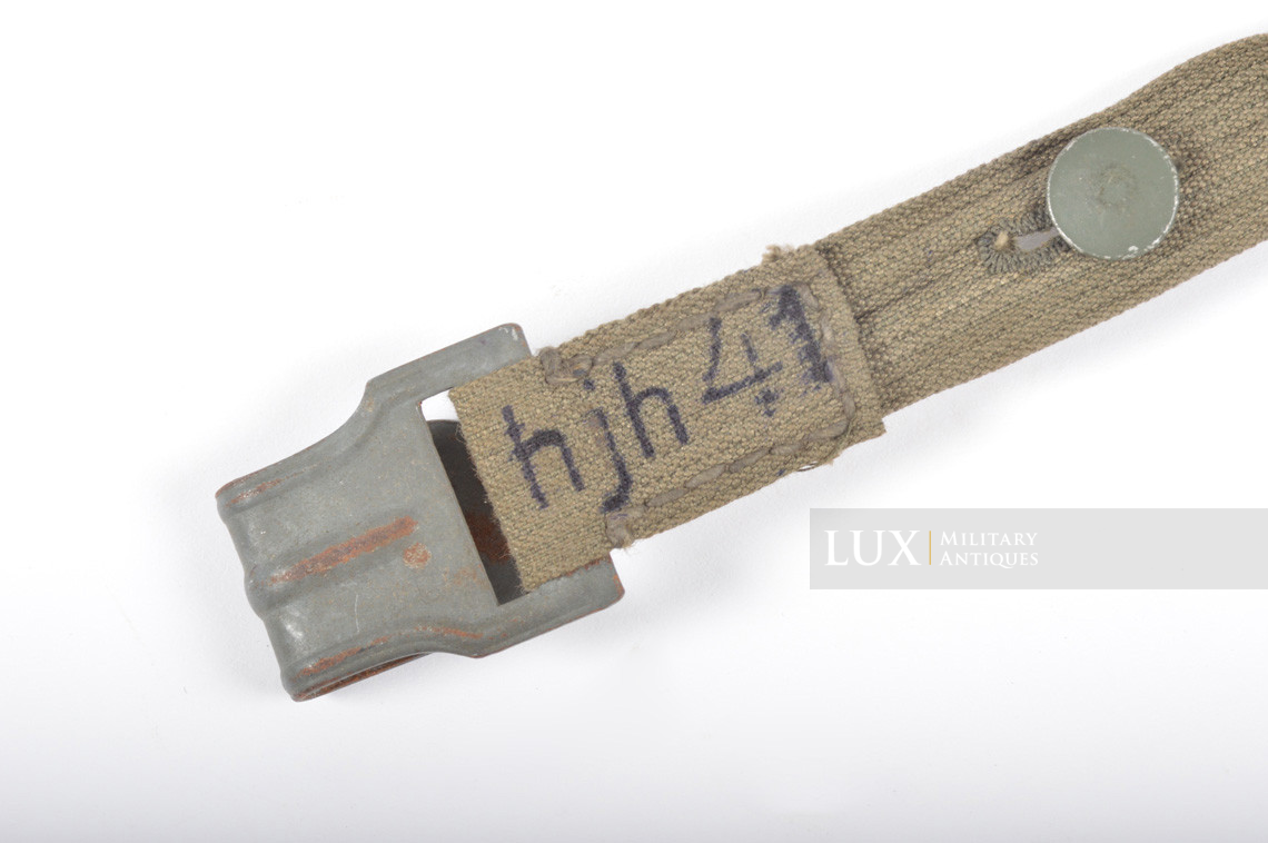 German gasmask canister belt support hook strap, « hjh41 » - photo 9