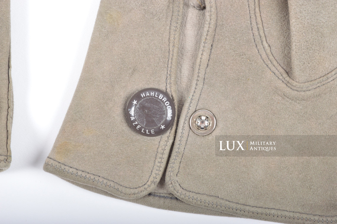 German officer’s suede leather gloves - Lux Military Antiques - photo 8