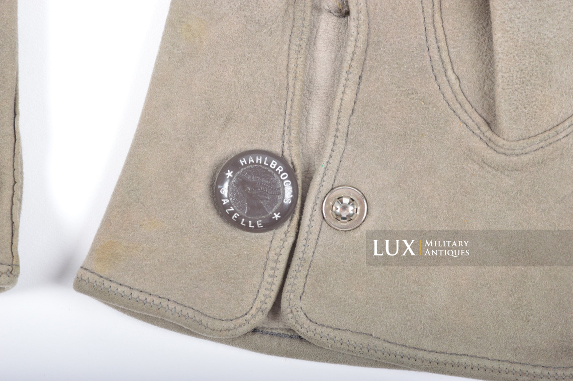 German officer’s suede leather gloves - photo 8