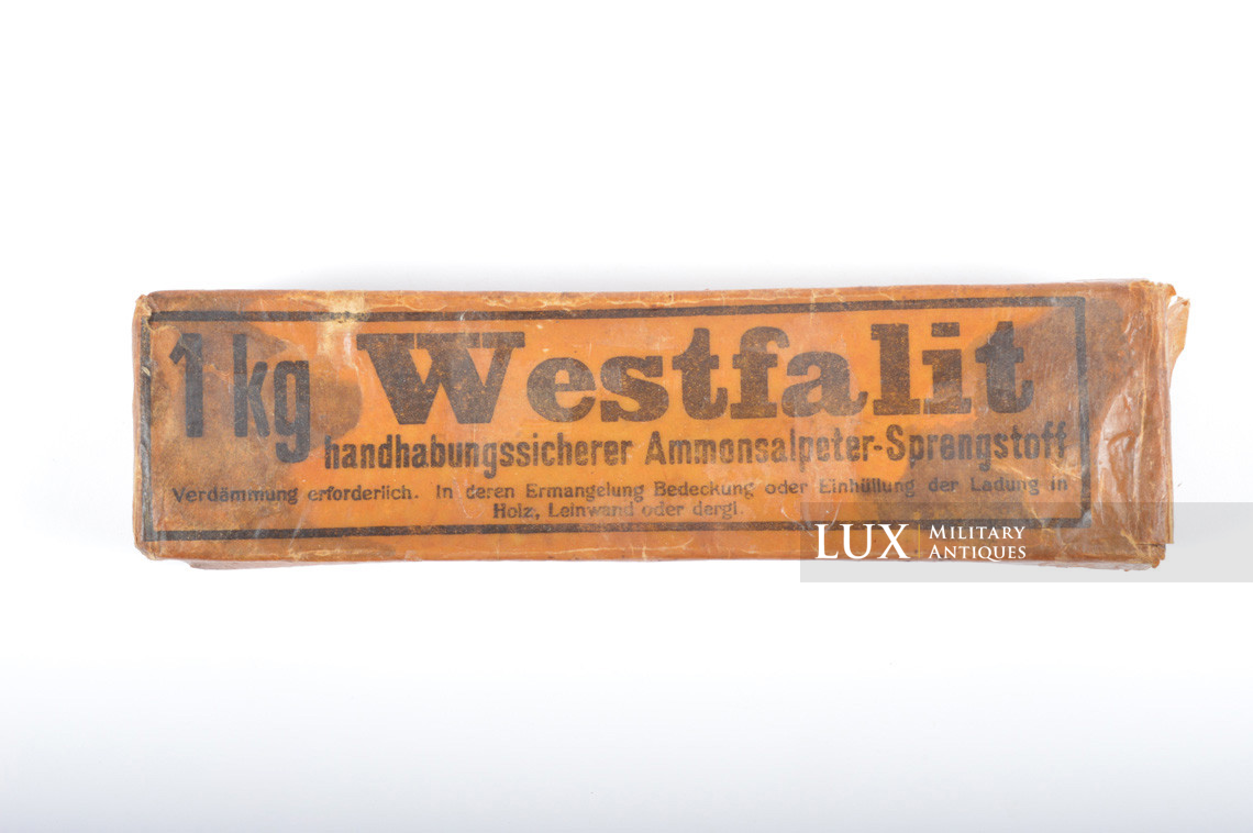 German explosive demolition block, « Westfalit 1kg » - photo 8