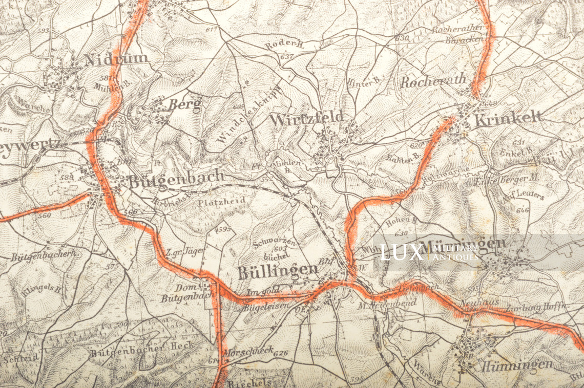 Karte desDeutschen Reiches, « MALMEDY » - photo 12