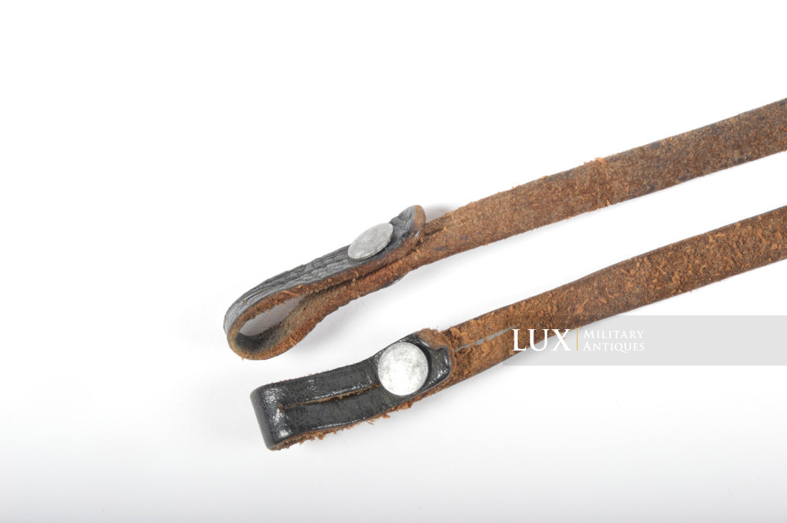 Early war German binocular leather neck strap - photo 10