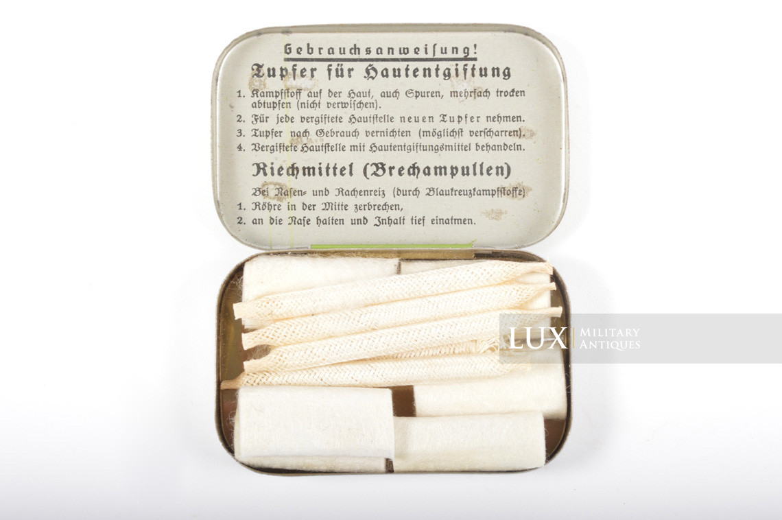 German container with ammonia ampoules and pads against gas agents - photo 8