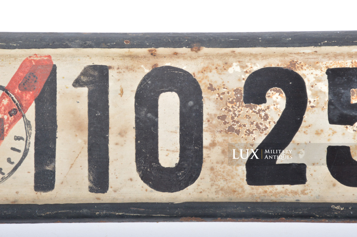 German Heer vehicle license plate - Lux Military Antiques - photo 8